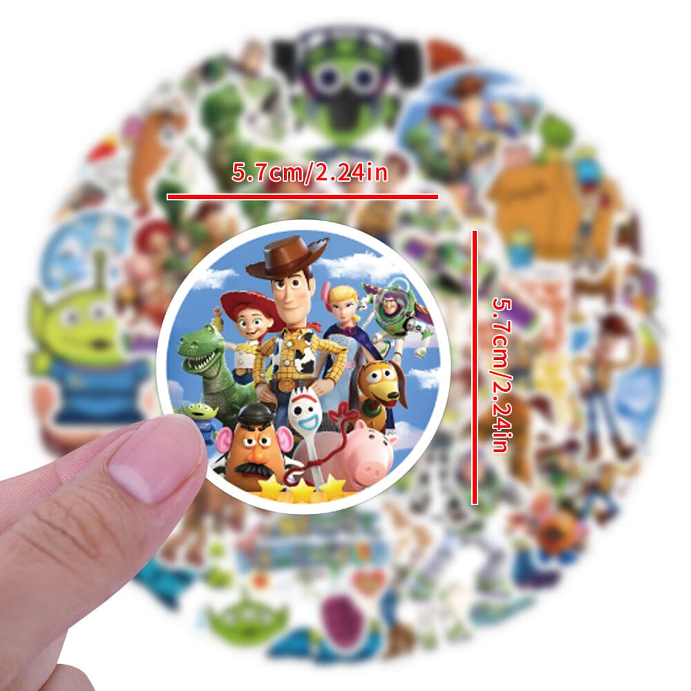 Toy Story Stickers (55pcs) Decorative Stickers Retro Games 