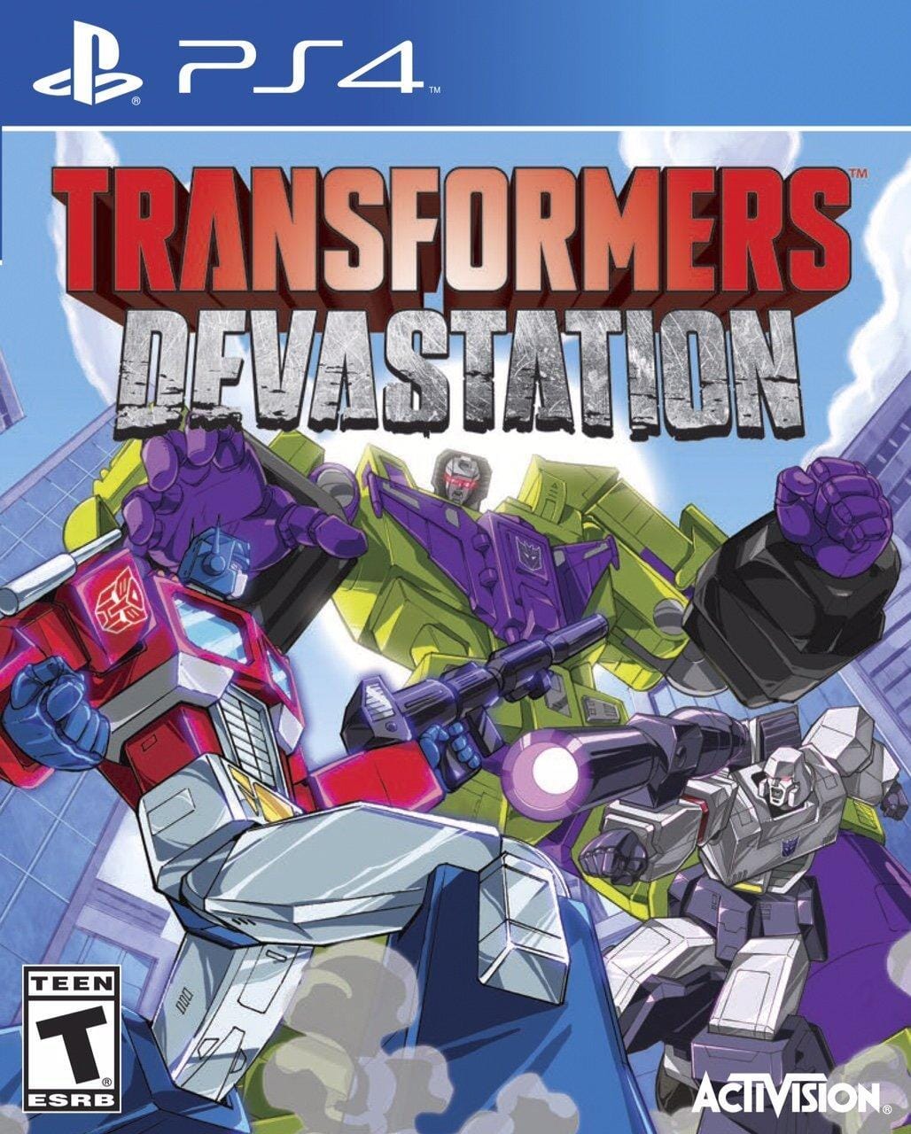 Transformers: Devastation (R1)(Complete In Box - Like New) - PS4 Video Game Software Activision 