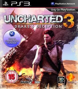 Uncharted 3 (R2) (Complete In Box - Like New) - PS3 Video Game Software Sony 