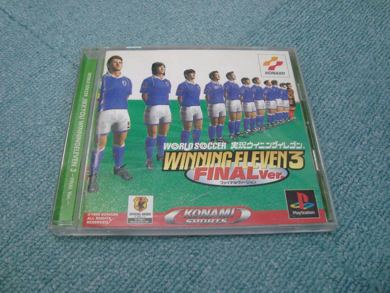 Winning Eleven 3 (Used) - PS1 Video Game Software Konami 