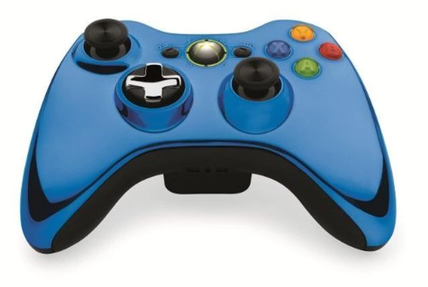 Xbox 360 Controller original Used - Blue Chrome Game Controllers Microsoft 