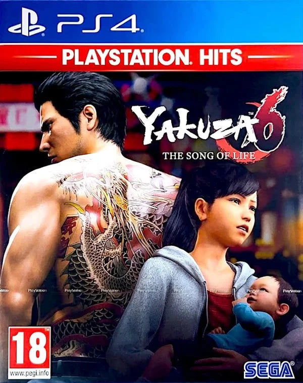 Yakuza 6: The Song of Life (R2) - PS4 Video Game Software SEGA 