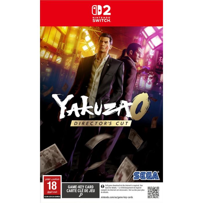 Yakuza Zero Director’s Cut (R2) - Nintendo Switch 2 Video Game Software SEGA 