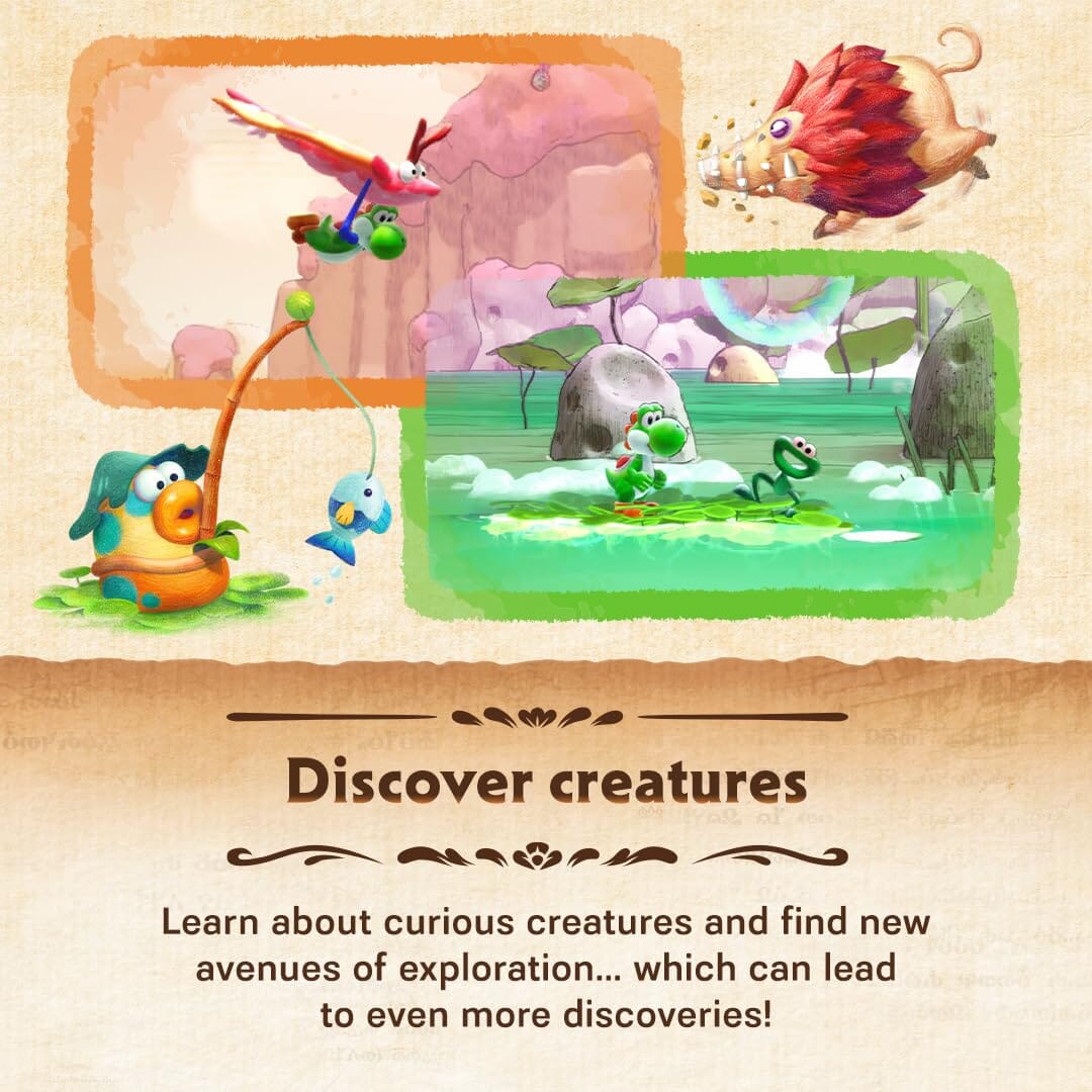 Yoshi and the Mysterious Book (R2) - Nintendo Switch 2 Video Game Software Nintendo 