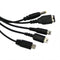 5 in 1 USB Charger Cable for Gameboy Advance SP/ PSP/ DSi/ 3DS/ Wii U