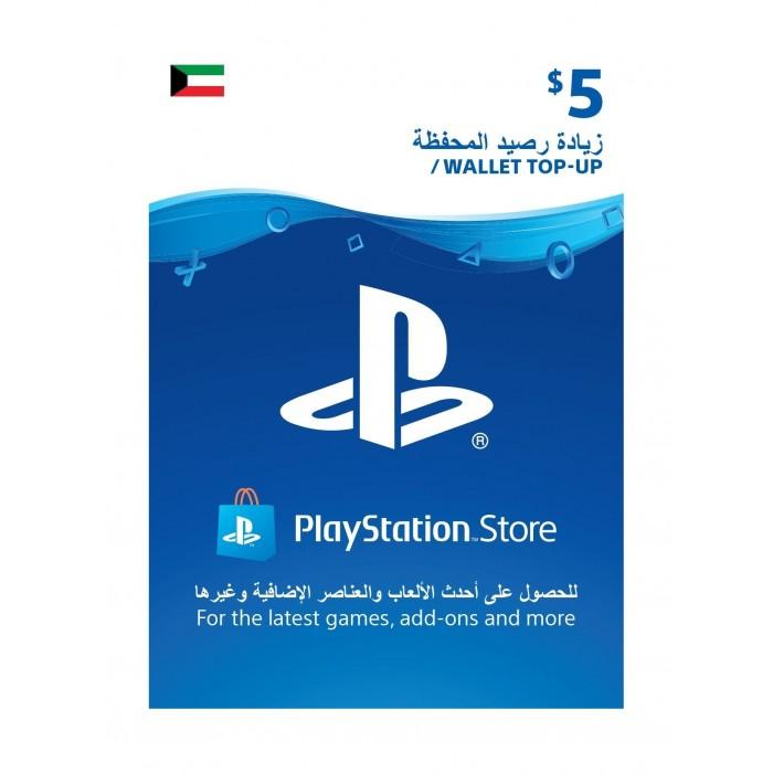 $5 PlayStation Store Gift Card [Digital Code] - KW (Delivered in Whatsapp), , Retro Games, Retro Games