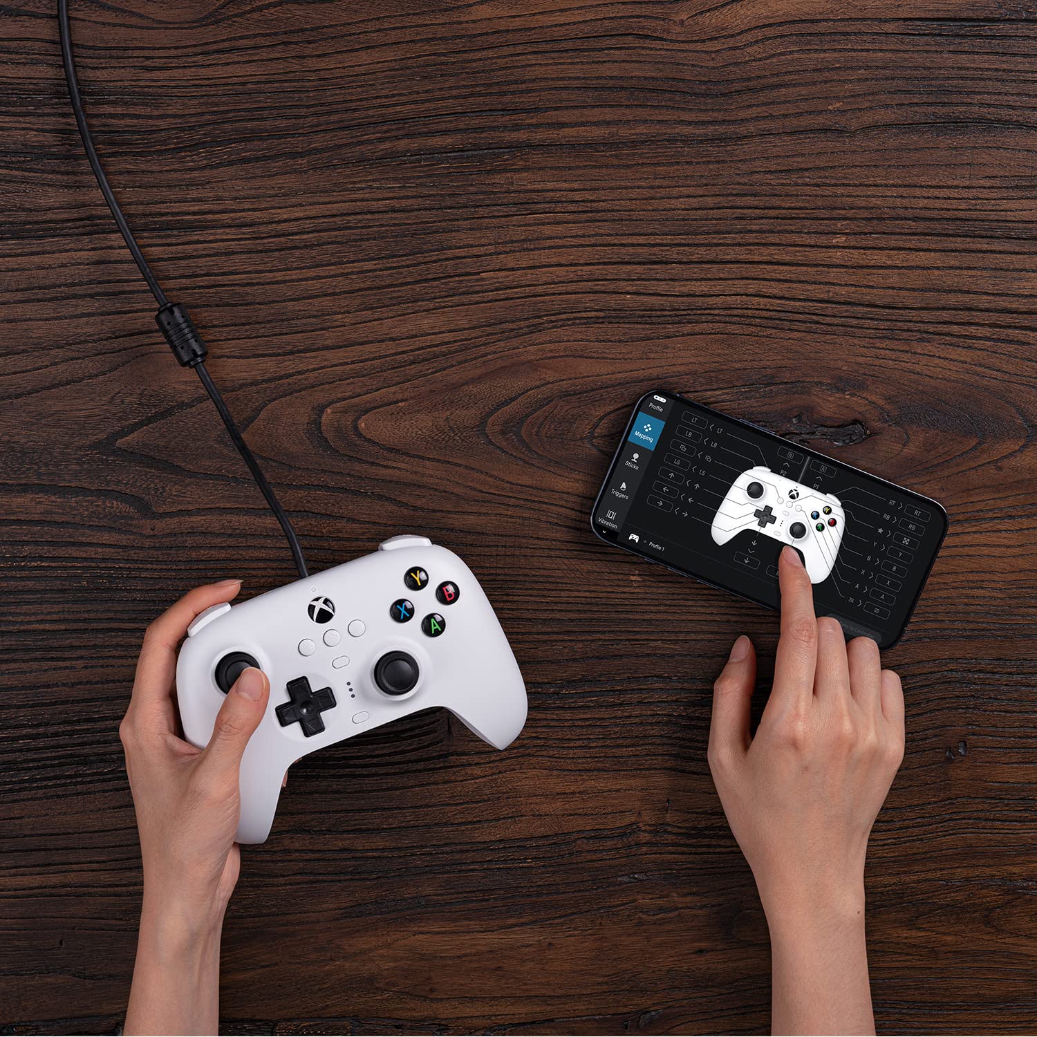 8BitDo Ultimate Wired Controller for Xbox - White Joystick Controllers 8Bitdo 