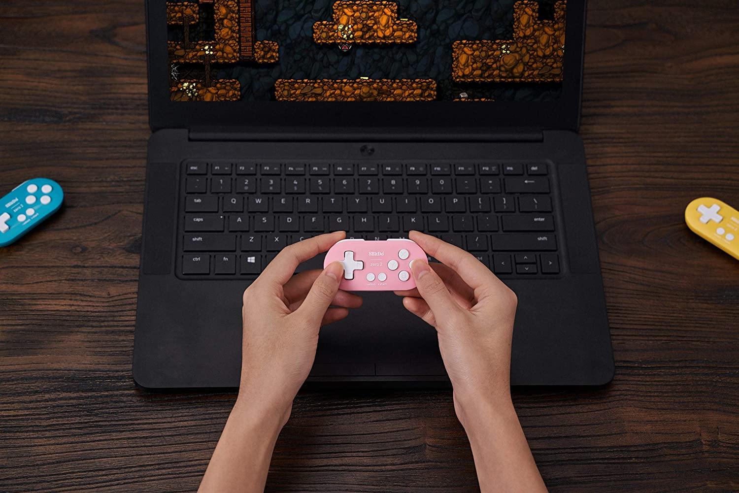 8BitDo Zero 2 Bluetooth gamepad (Pink edition) Joystick Controllers 8Bitdo 