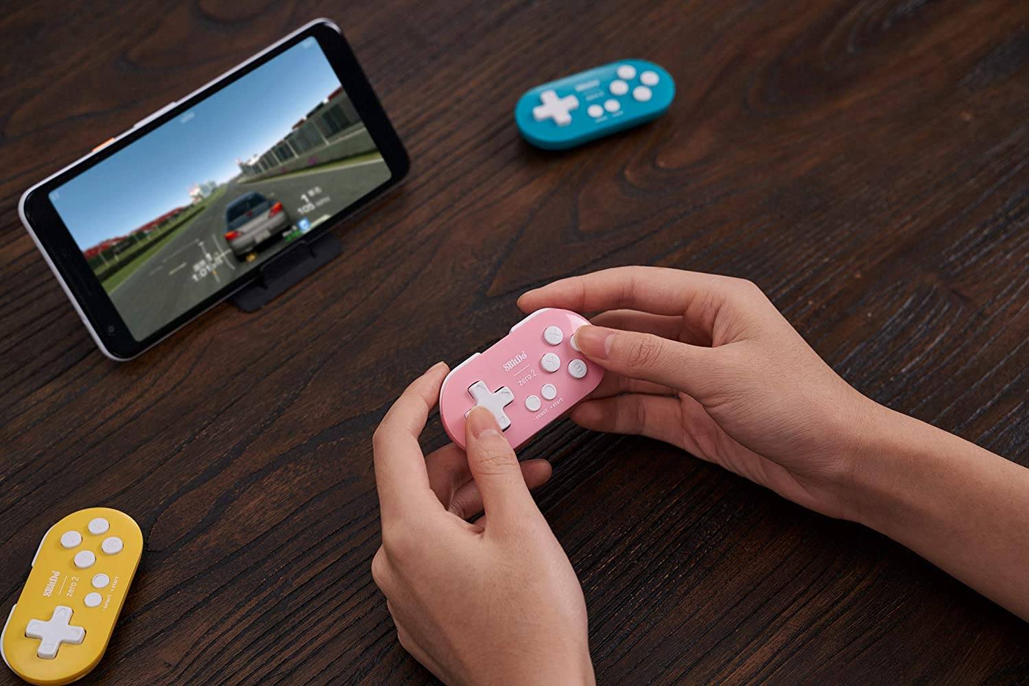 8BitDo Zero 2 Bluetooth gamepad (Pink edition) Joystick Controllers 8Bitdo 