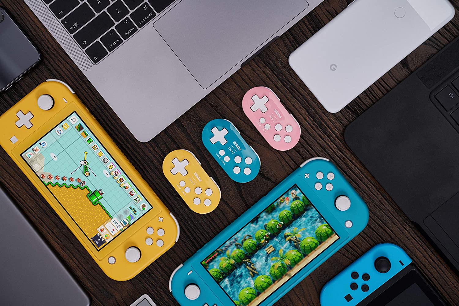 8BitDo Zero 2 Bluetooth gamepad (Pink edition) Joystick Controllers 8Bitdo 