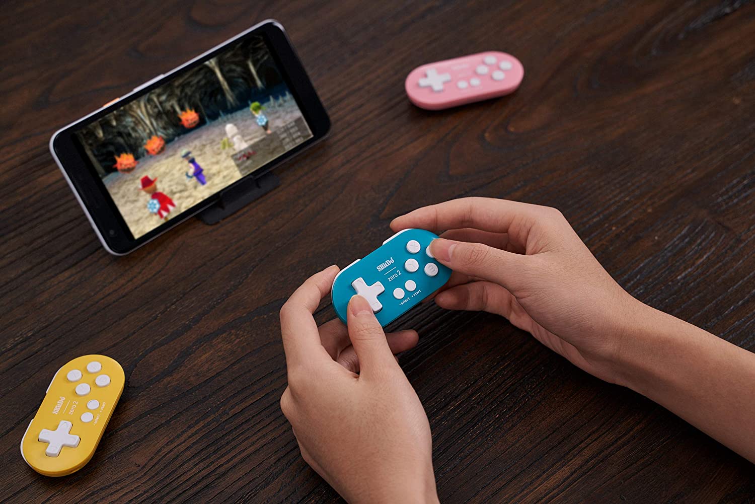 8BitDo Zero 2 Bluetooth gamepad (Turquoise edition) Joystick Controllers 8Bitdo 