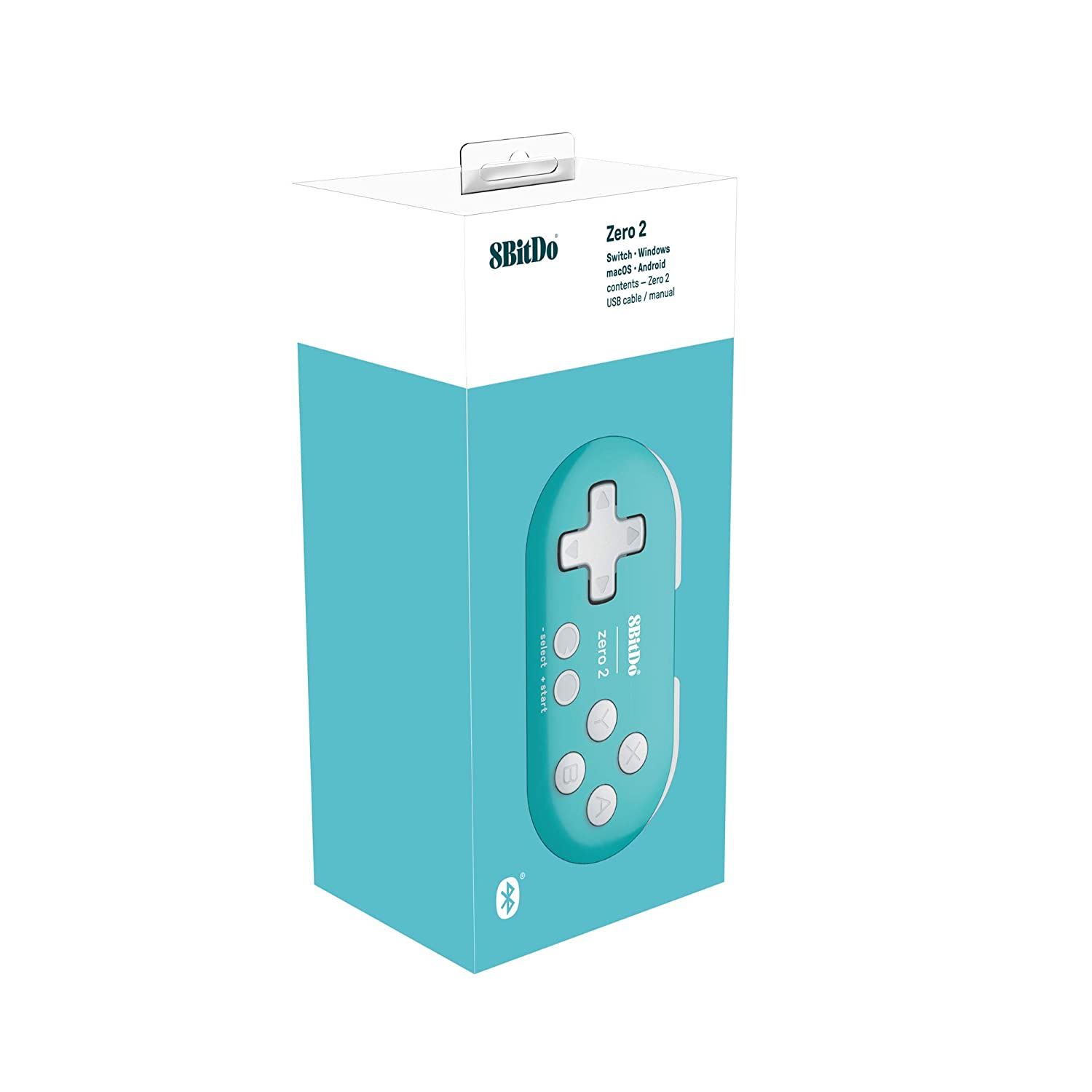 8BitDo Zero 2 Bluetooth gamepad (Turquoise edition) Joystick Controllers 8Bitdo 