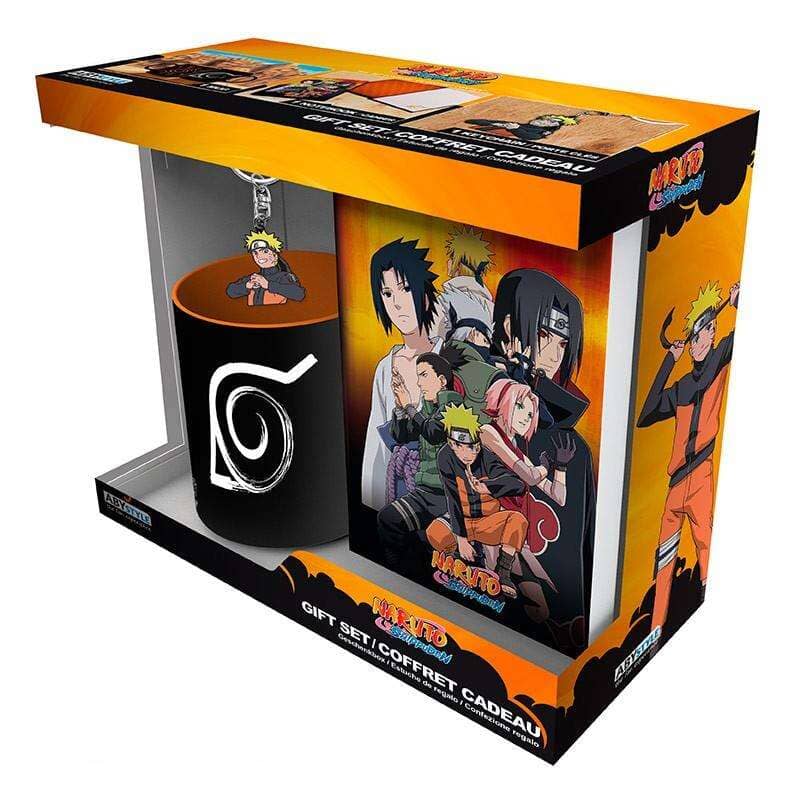 ABY GIFT SET: NARUTO- NARUTO SHIPPUDEN (MUG + KEYCHAIN + NOTEBOOK) Mugs ABYSTYLE 