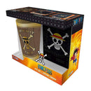 ABY GIFT SET: ONE PIECE- SKULL (GLASS + PIN + NOTEBOOK) Mugs ABYSTYLE 