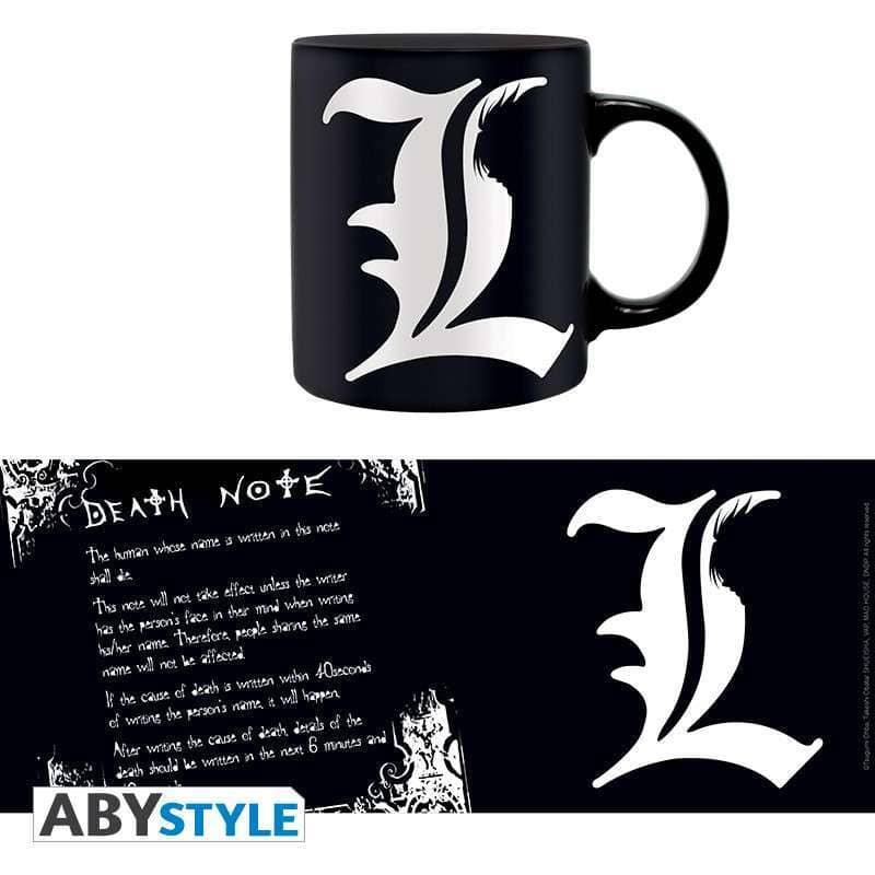 ABY MUG: DEATH NOTE- L & RULES Mugs ABYSTYLE 