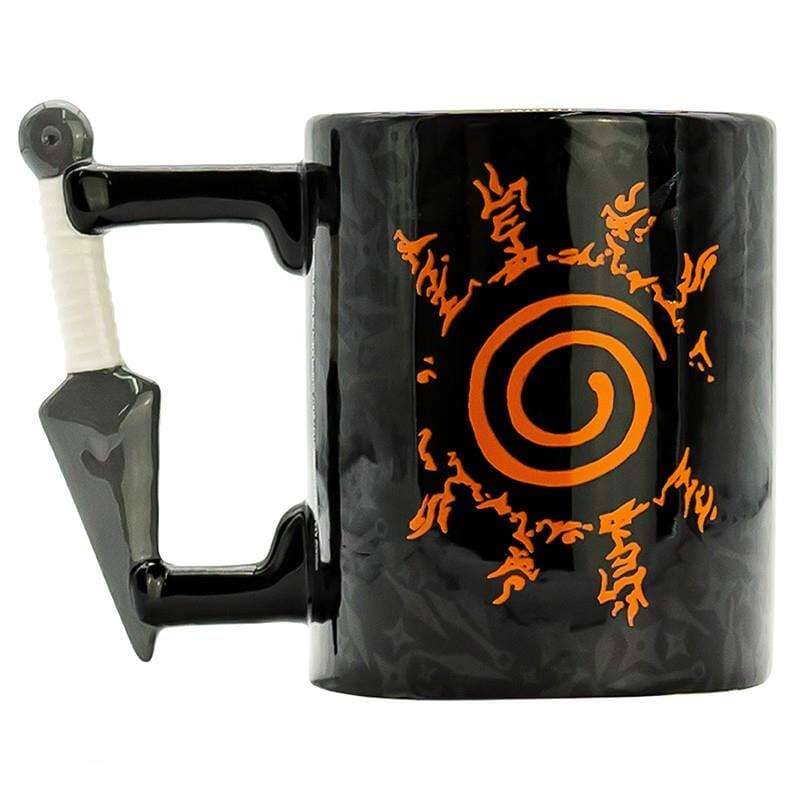 ABY MUG: NARUTO- NARUTO SHIPPUDEN KONOHA W/ KUNAI HANDLE (3D) Mugs ABYSTYLE 