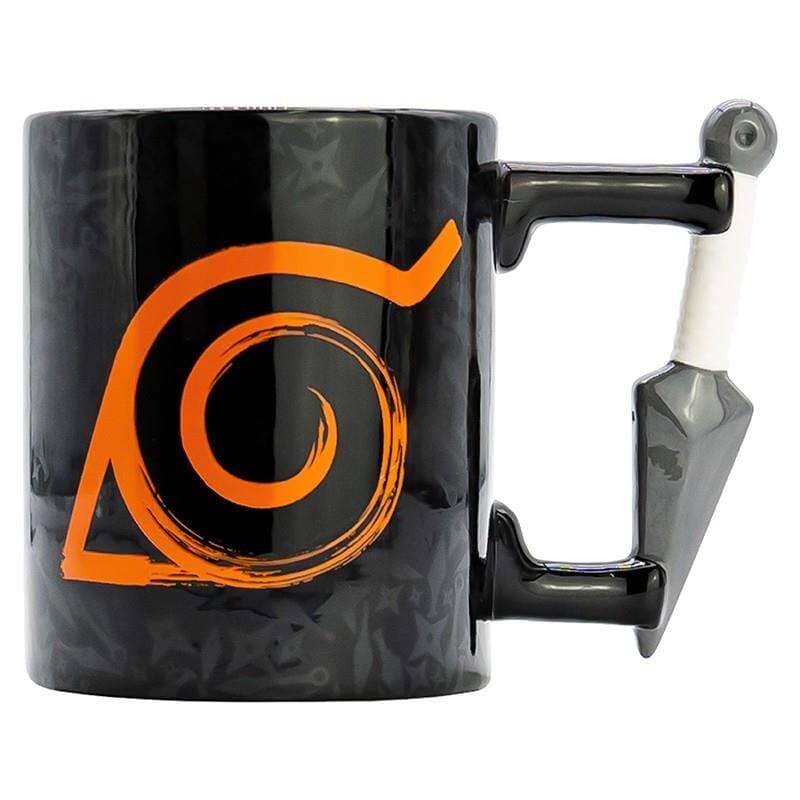 ABY MUG: NARUTO- NARUTO SHIPPUDEN KONOHA W/ KUNAI HANDLE (3D) Mugs ABYSTYLE 