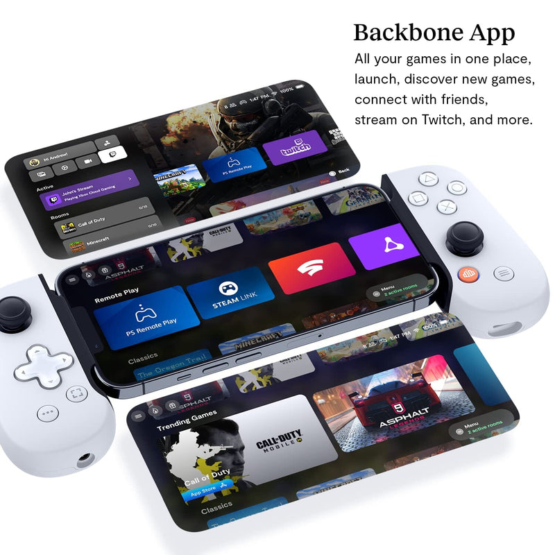 BACKBONE ONE MOBILE GAMING CONTROLLER FOR IPHONE - PLAYSTATION EDITION Joystick Controllers Backbone 