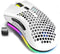 BENGOO KM-1 Wireless RGB Gaming Mouse with Honeycomb Shell - White 