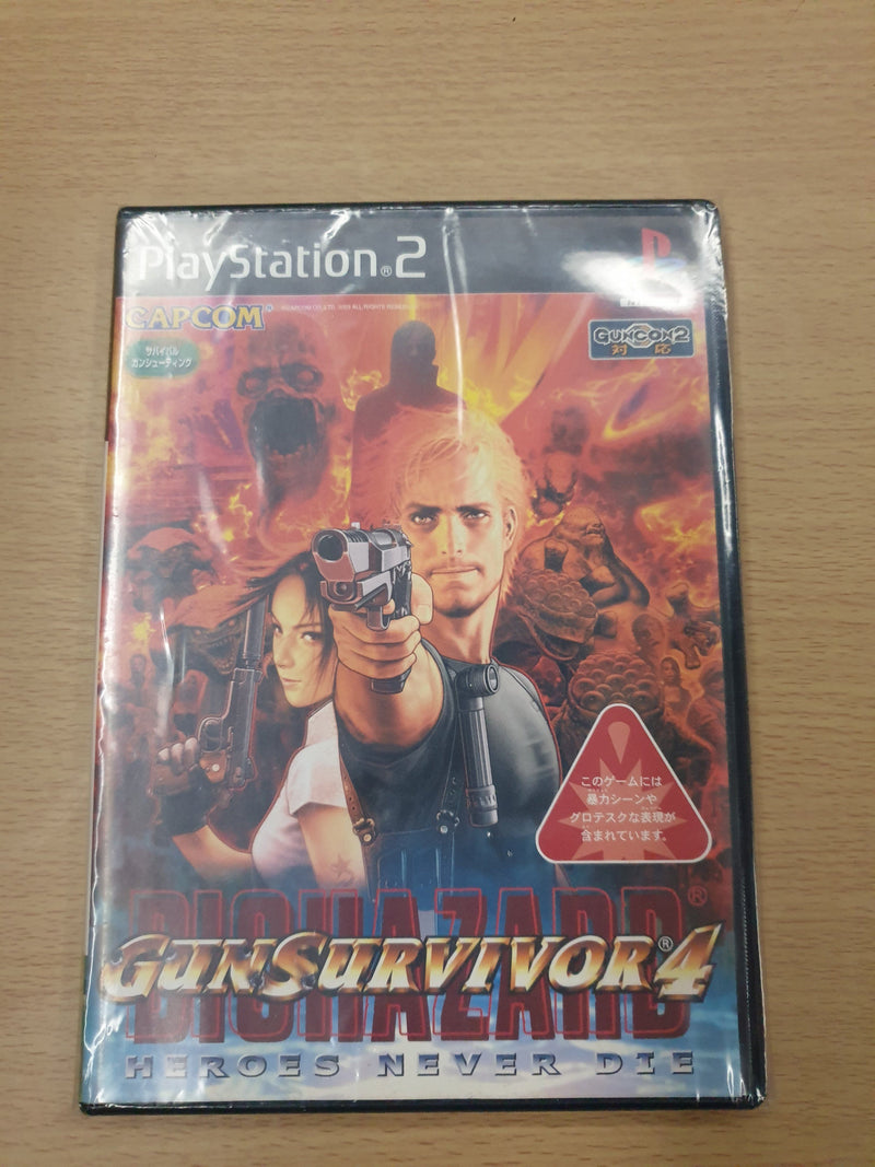 BioHazard Heros Never Die Gun Survivor 4 (R3)(Like New) - PlayStation 2, , Retro Games, Retro Games