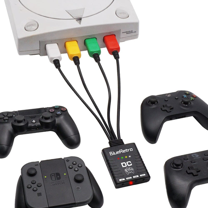 BlueRetro Wireless Game Controller Adapter for Sega Dreamcast Game Controller Accessories BlueRetro 