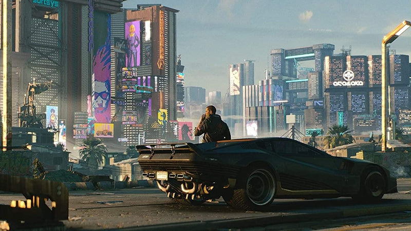 Cyberpunk 2077 + 3 Night City Postcards (Arabic) - PlayStation 4, , future, Retro Games