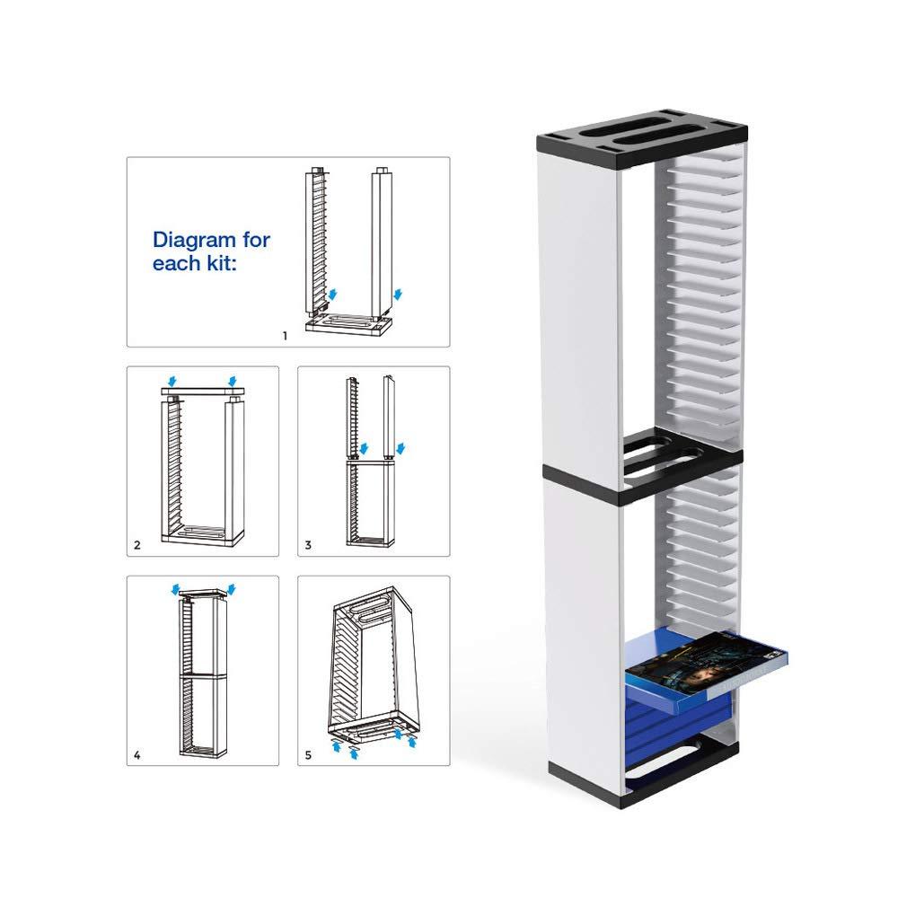 DOBE Game Storage Stand (36 Gaming Discs) 