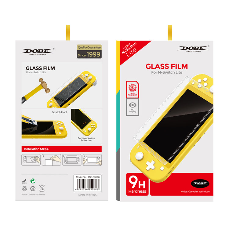DOBE Glass film For Nintendo Switch Lite Console Video Game Console & Controller Batteries Dobe 