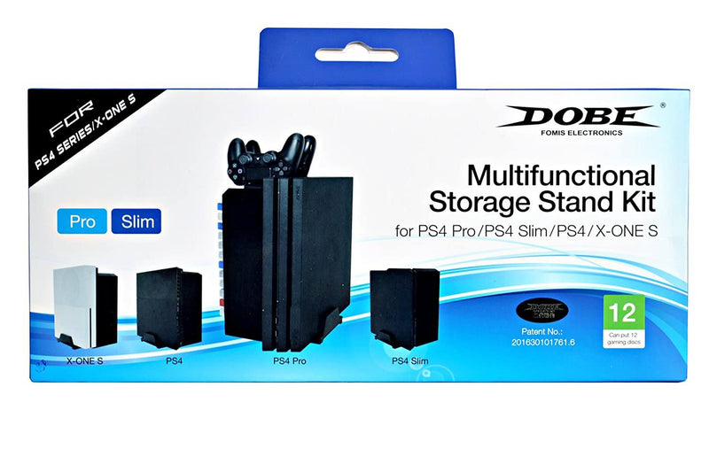 Dobe Multifunctional Storage Stand Kit for PS4 Pro PS4 Slim PS4 and Xbox One S 
