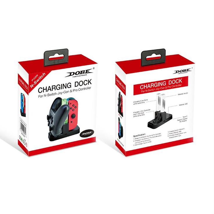 DOBE Switch Joy-Con & Pro Controller Charging Dock Video Game Console & Controller Batteries Dobe 