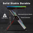 EWiN Gaming Desk Table RGB lighting Carbon Fiber Aluminum Material, , PC, Retro Games