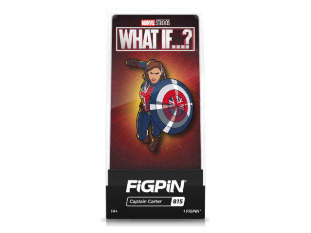 FiGPiN Captain Carter (815) Marvel What If...? Collectible Pin Video Game Console Accessories FiGPiN 