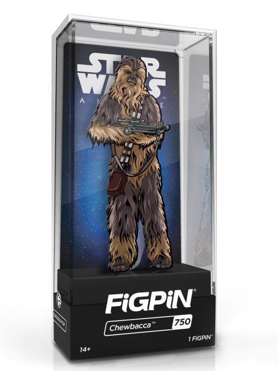 FiGPiN Chewbacca (750) Star Wars A New Hope Collectible Pin Video Game Console Accessories FiGPiN 