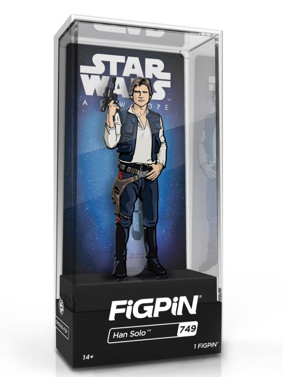 FiGPiN Han Solo (749) Star Wars A New Hope Collectible Pin Video Game Console Accessories FiGPiN 