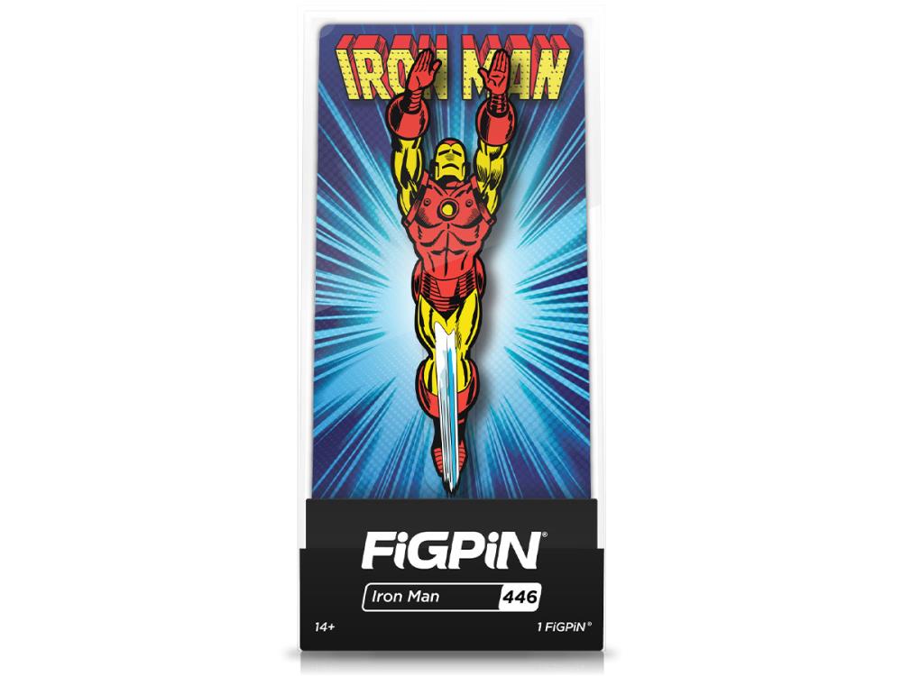 FiGPiN Iron Man (446) Marvel Classic Collectible Pin Video Game Console Accessories FiGPiN 