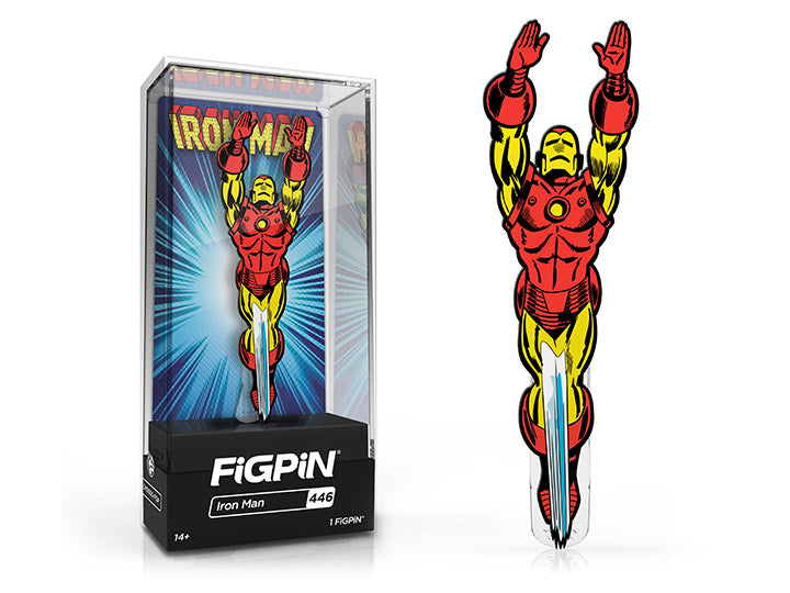 FiGPiN Iron Man (446) Marvel Classic Collectible Pin Video Game Console Accessories FiGPiN 