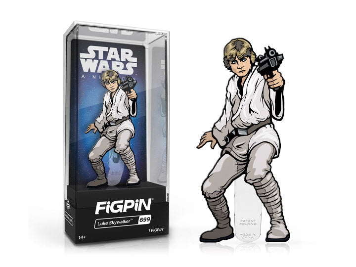 FiGPiN Luke Skywalker (699) Star Wars A New Hope Collectible Pin Video Game Console Accessories FiGPiN 