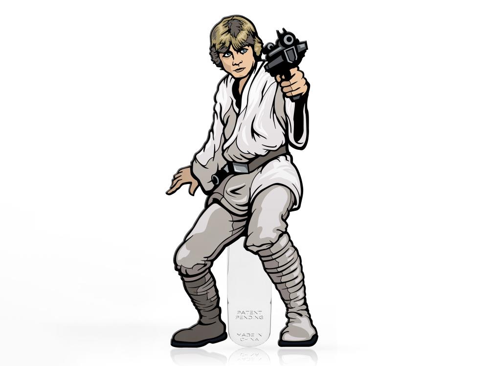 FiGPiN Luke Skywalker (699) Star Wars A New Hope Collectible Pin Video Game Console Accessories FiGPiN 