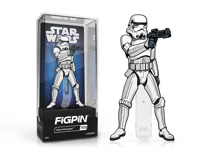 FiGPiN Stormtrooper (703) Star Wars A New Hope Collectible Pin Video Game Console Accessories FiGPiN 