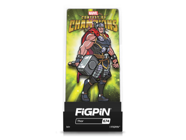 FiGPiN Thor (674) Marvel Contest of Champions Collectible Pin Video Game Console Accessories FiGPiN 