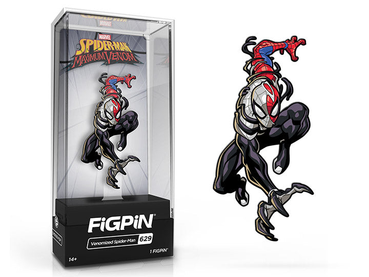 FiGPiN Venomized Spider-Man (629) Marvel Maximum Collectible Pin Video Game Console Accessories FiGPiN 