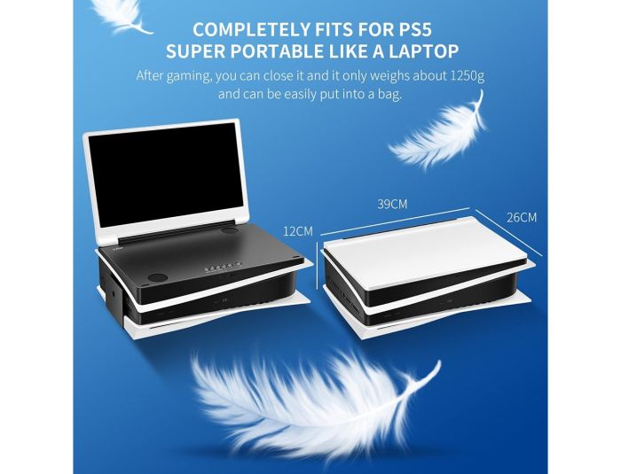 G-STORY 15.6" IPS 1080P 60HZ PS5 PORTABLE MONITOR GAMING DISPLAY INTEGRATED Home Game Console Accessories G-Story 