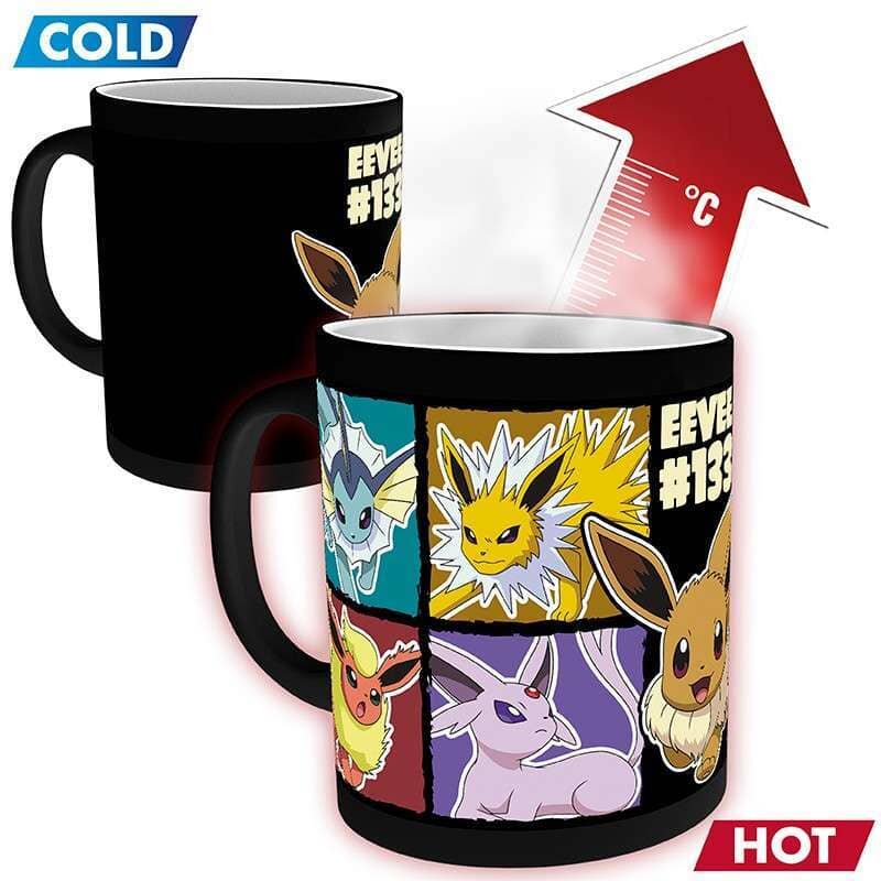 GBE HEAT REVEAL MUG: POKEMON- EEVEE Mugs GB EYE 