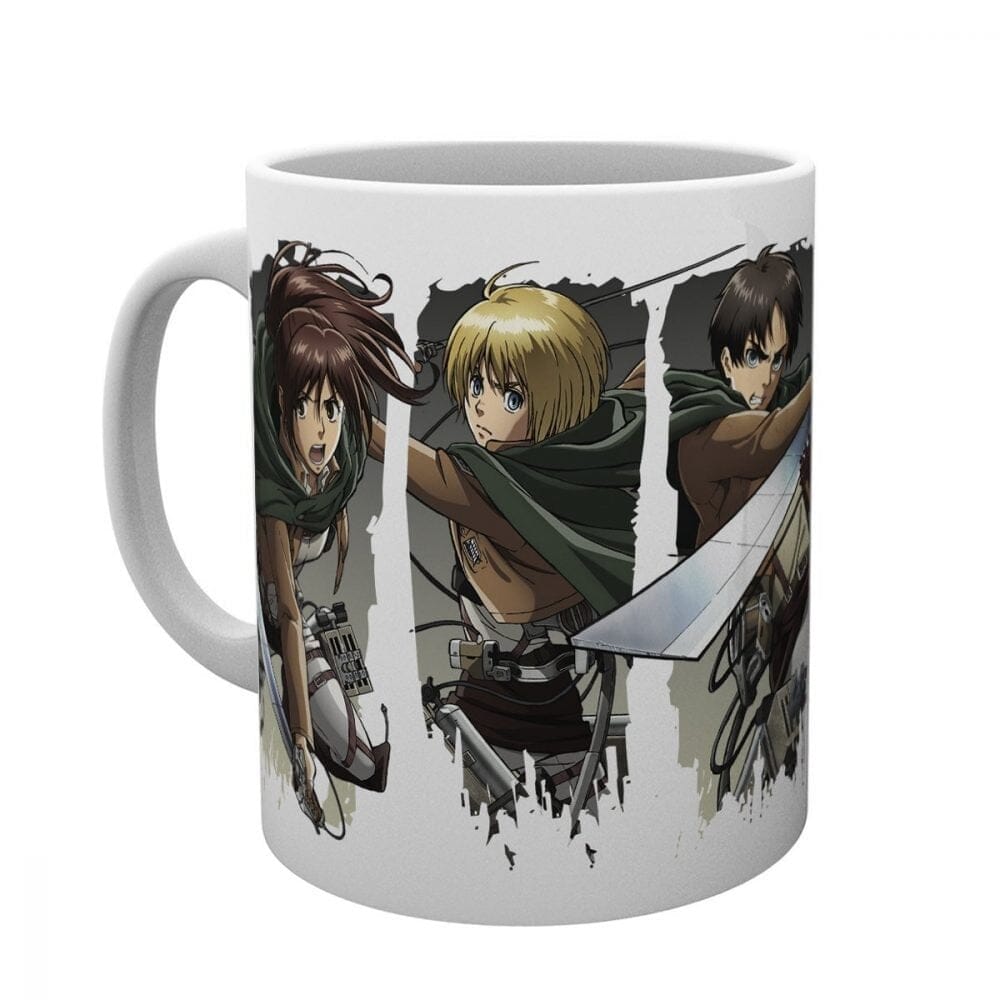 GBE MUG: AOT- CHARACTER MONTAGE Mugs GB EYE 