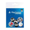 GBE PIN: PLAYSTATION- ICONS (6 PCS) Video Game Console Accessories GB EYE 
