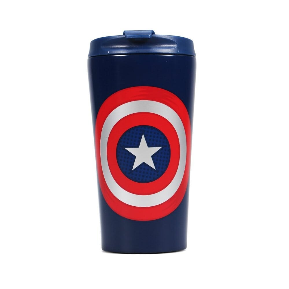 HMB LIDDED MUG: MARVEL- CAPTAIN AMERICA (SHIELD) (METAL) Mugs HMB 