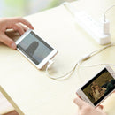 Hoco Cable «X12 Magnetic 2in1» charging USB to Lightning & Micro USB 