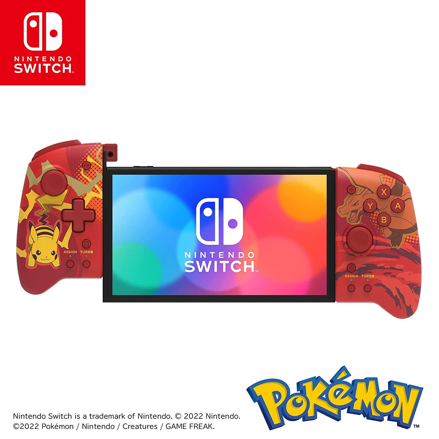HORI Nintendo Switch Split Pad Pro Pikachu Charizard Retro Games