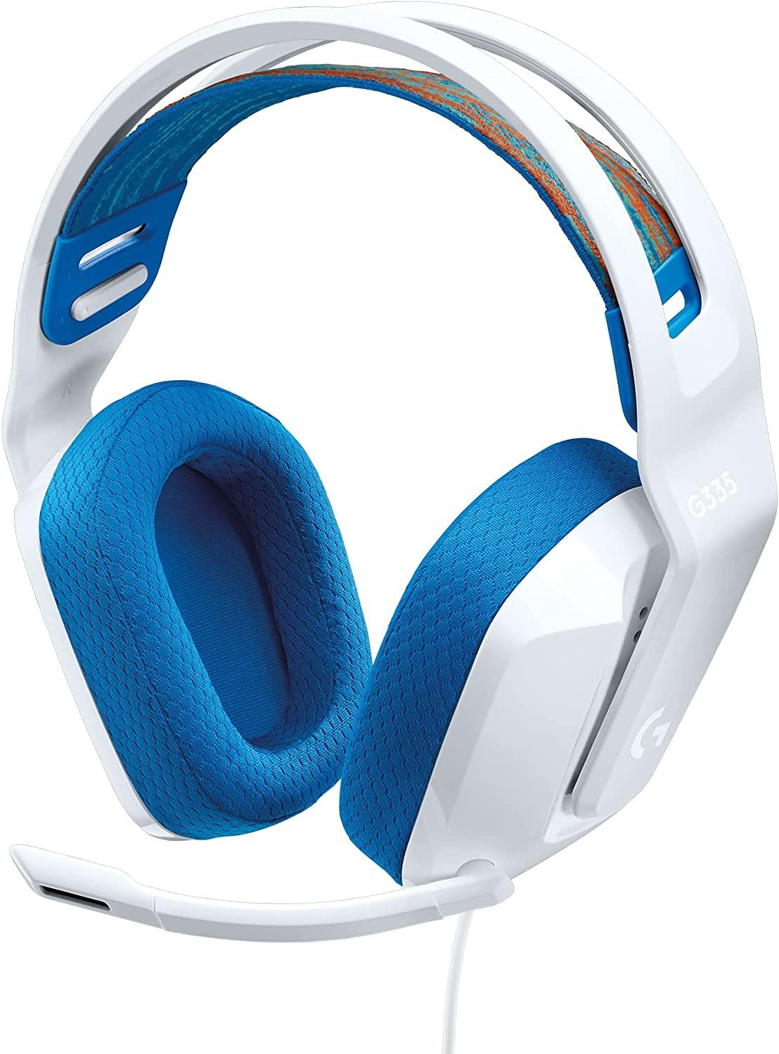 Logitech G335 Wired Gaming Headset - White Headphones & Headsets Logitech 