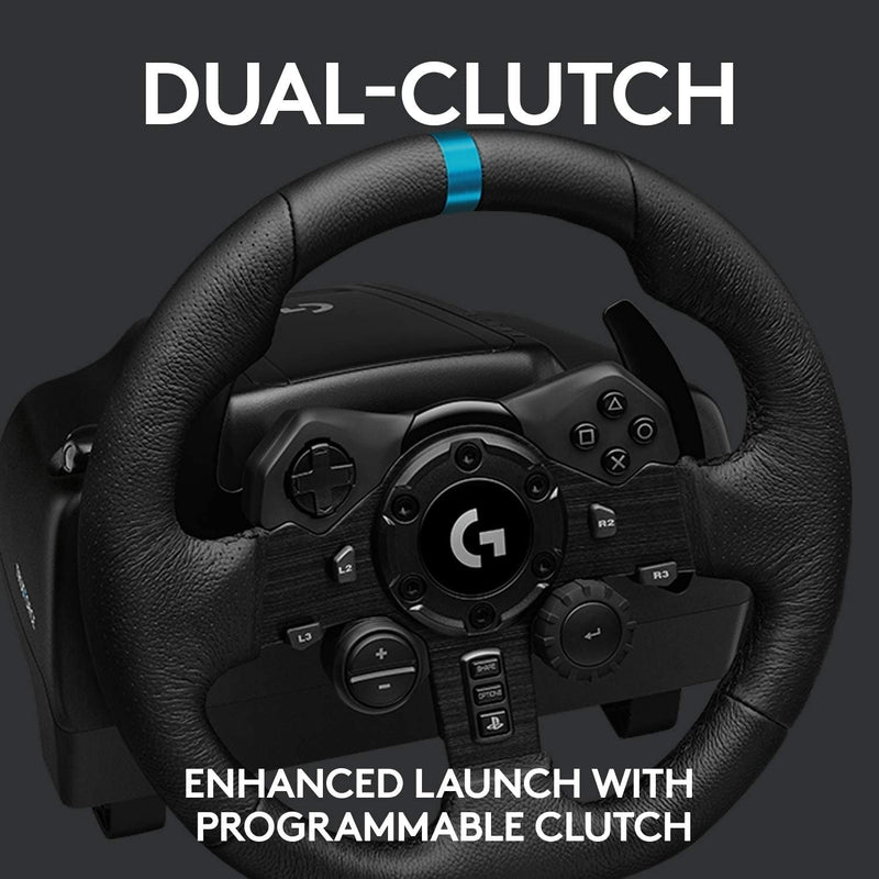 Logitech G923 Driving Force Racing Wheel + Shifter For PlayStation 4/5 & PC Game Racing Wheels Logitech 